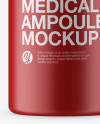 Matte Medical Ampoule Mockup