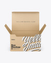 Kraft Paper Box Mockup