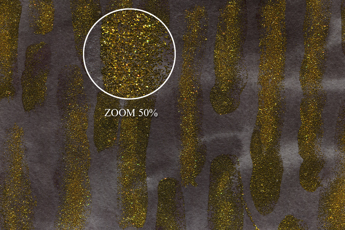 100 Luxury Black&amp;Gold Ink Textures