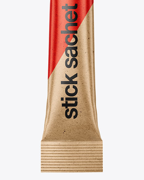 Kraft Stick Sachet Mockup