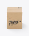 Kraft Box Mockup Kraft Box Mockup