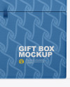 Textured Gift Box Mockup