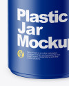 Matte Plastic Jar Mockup