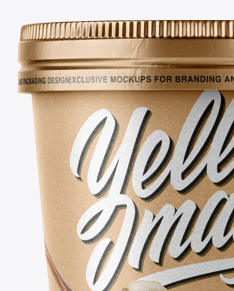 Kraft Ice Cream Cup Mockup