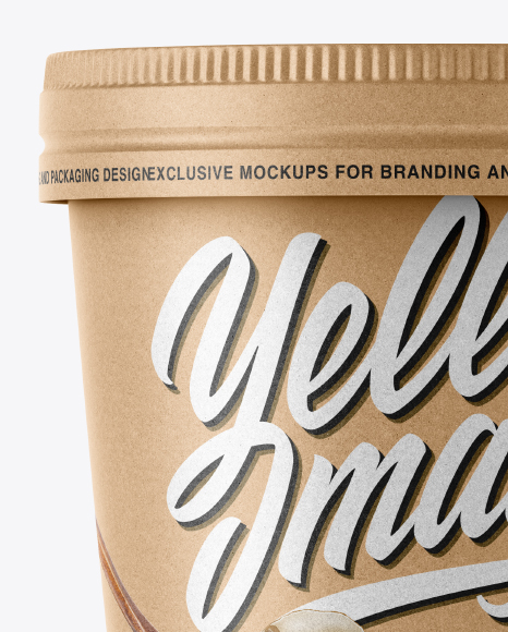 Kraft Ice Cream Cup Mockup