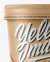 Kraft Ice Cream Cup Mockup