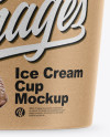 Kraft Ice Cream Cup Mockup