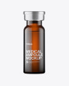 Amber Glass Medical Ampoule Mockup