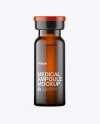 Amber Glass Medical Ampoule Mockup