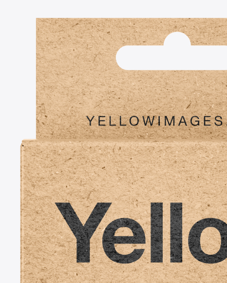 Kraft Paper Box Mockup