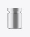 Metallized Plastic Jar Mockup