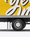 Box Truck Mockup - Side View