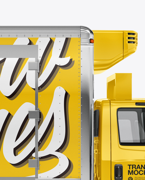 Box Truck Mockup - Side View