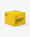 Paper Box Mockup