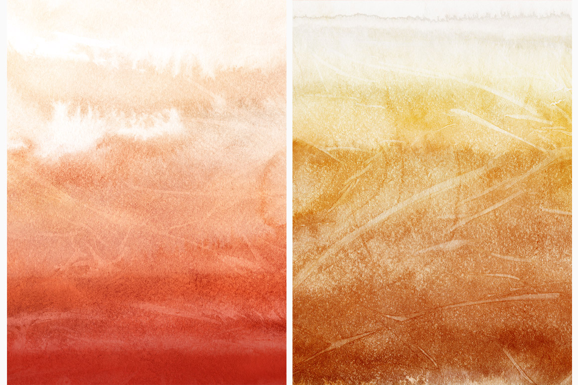Autumn Watercolor Backgrounds Autumn Watercolor Backgrounds