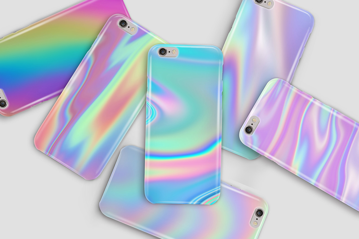 Iridescent Abstract Backgrounds