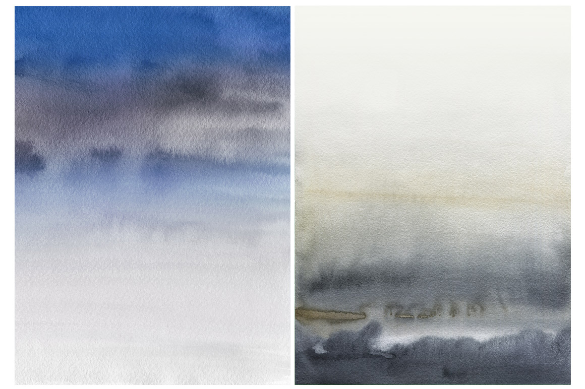 Natural Watercolor Ombre Backgrounds Natural Watercolor Ombre Backgrounds