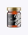 Glass Jar w/ Honey Mockup