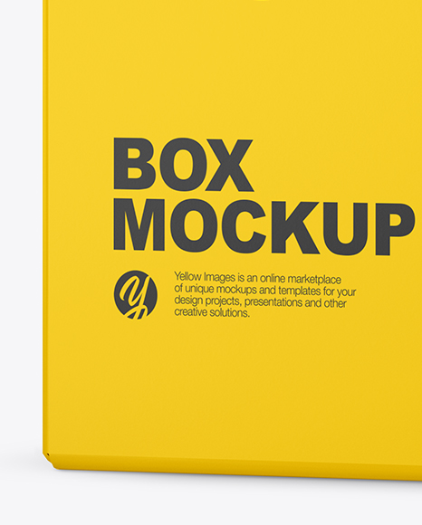 Paper Box Mockup