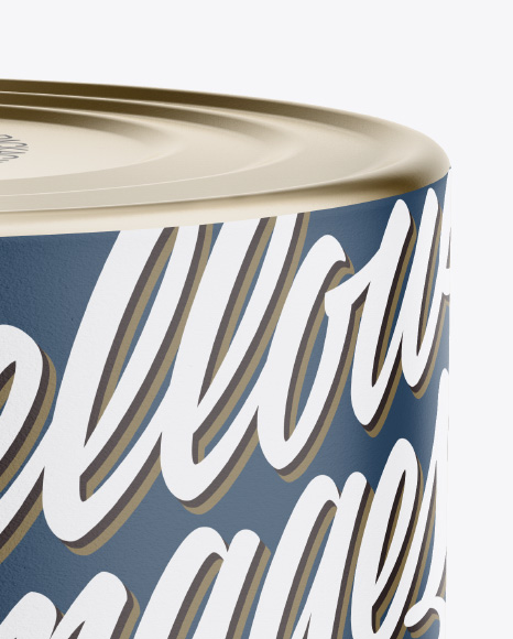 Tin Can Mockup