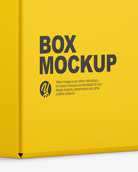 Paper Box Mockup