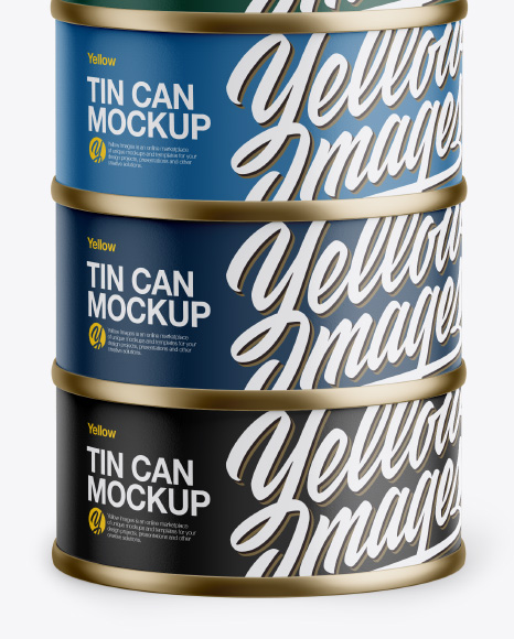 Six Cans Mockup