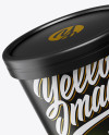 Two Matte Ice Cream Cups Mockup