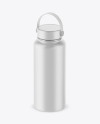 Matte Wide-Mouth Water Bottle Mockup