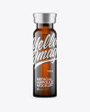 Amber Glass Medical Ampoule Mockup