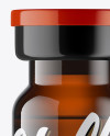 Amber Glass Medical Ampoule Mockup