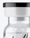 Clear Glass Medical Ampoule Mockup Clear Glass Medical Ampoule Mockup