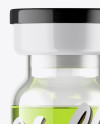 Clear Glass Medical Ampoule Mockup Clear Glass Medical Ampoule Mockup
