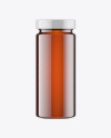 Glass Jar w/ Honey Mockup