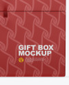 Matte Gift Box Mockup