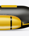 Matte Banana Boat Mockup - Side View