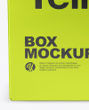 Metallized Paper Box Mockup