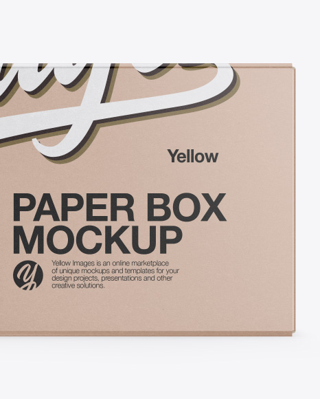 Kraft Box Mockup