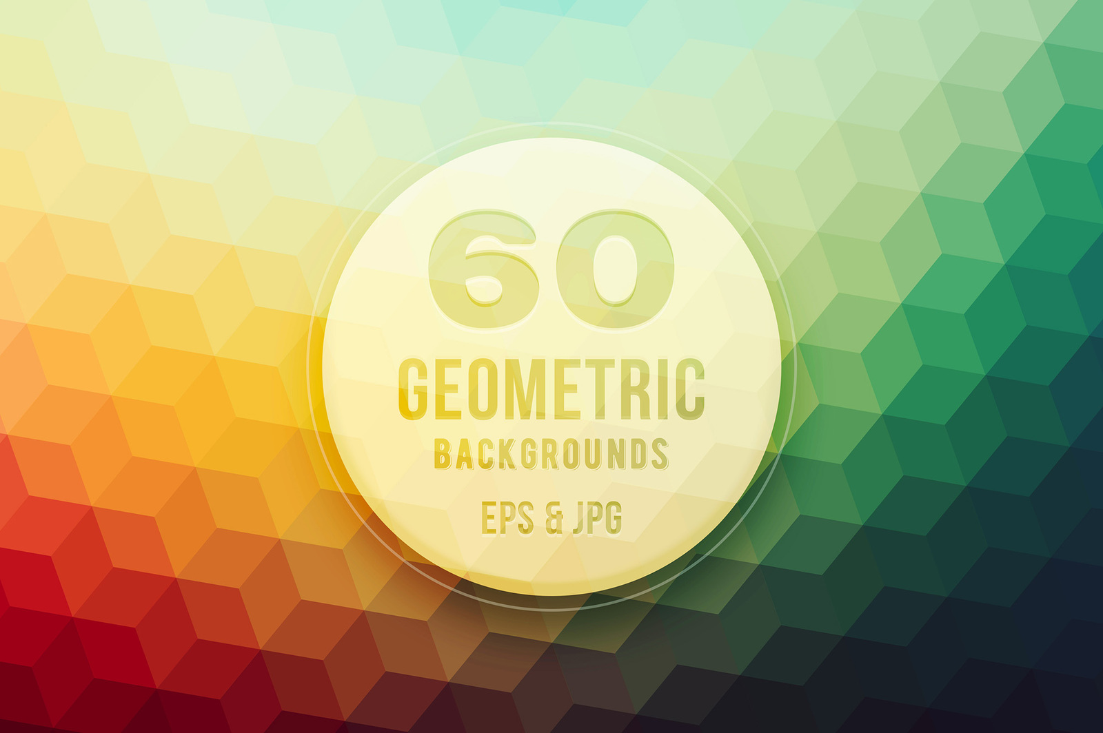 60 Colorful Geometric Backgrounds