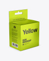 Metallized Paper Box Mockup