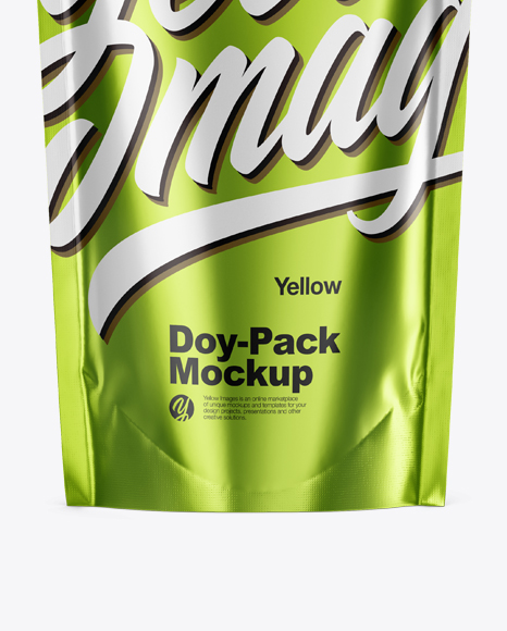 Metallic Doy-Pack Mockup