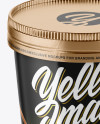 Glossy Ice Cream Cup Mockup