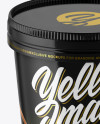 Glossy Ice Cream Cup Mockup