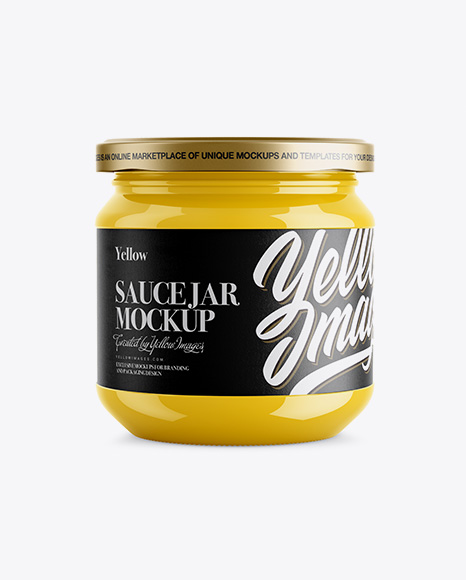 Glossy Jar Mockup