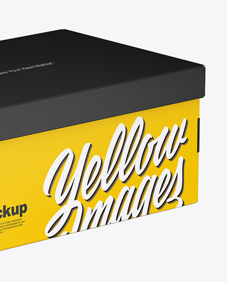 Matte Paper Box Mockup