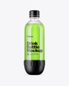 Clear PET Energy Drink Bottle Mockup