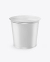 Matte Yogurt Cup Mockup