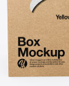 Kraft Paper Box Mockup