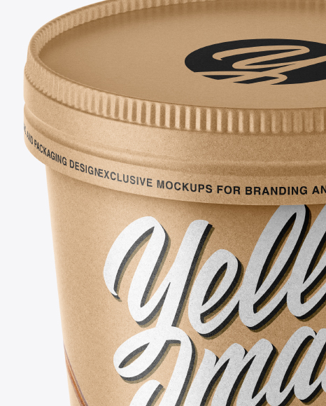 Kraft Ice Cream Cup Mockup