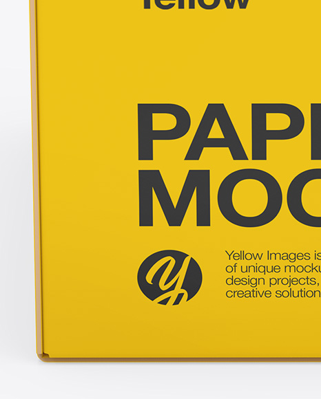 Paper Box Mockup