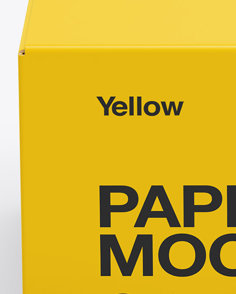 Paper Box Mockup